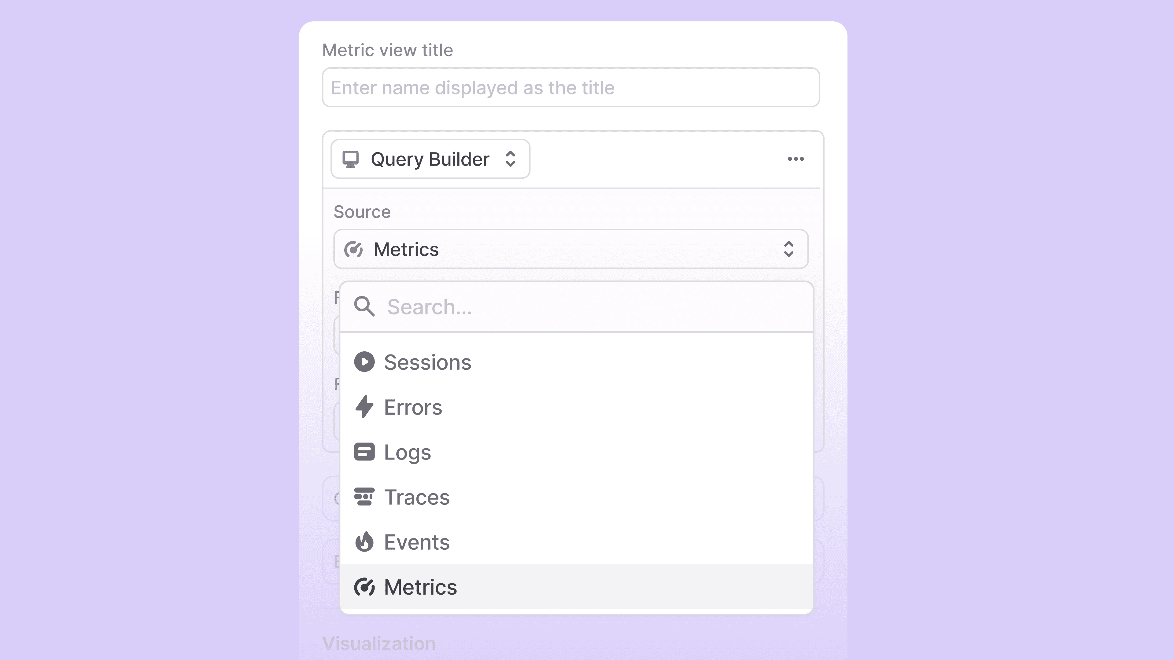 Basic metrics usage